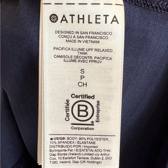 Athleta Pacifica‎ Illume Relaxed Tank Size Sm Tall - Picture 7 of 7